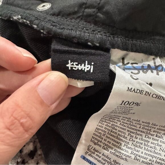 Ksubi Black Undone Playback Navana wide leg jeans sz 31 NWT - Picture 10 of 11